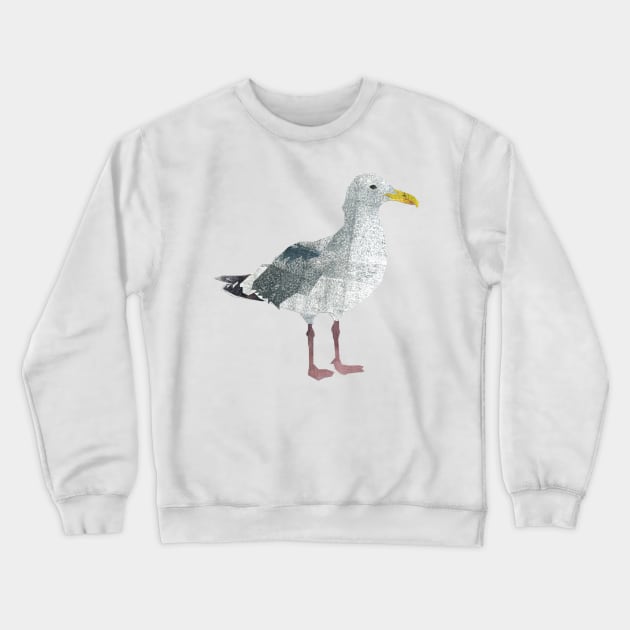 Sea gull Crewneck Sweatshirt by Babban Gaelg